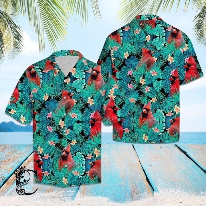 Beach Shirt Order Cardinal Tropical Hawaiian Shirt- Chillicothemall