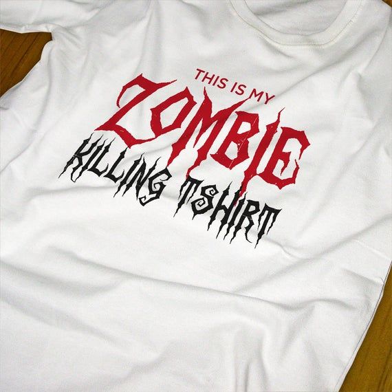 Zombie Killing Tshirt Zombie Funny T Shirt