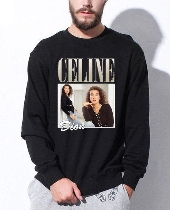 Celine Dion Sweatshirt Vintage Shirt Clothing Gift Boys Girls