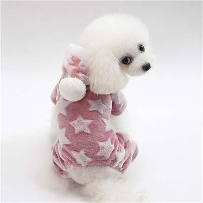 Cute Sleeping Dog Pajamas Animal/Fruit/Rainbow Pattern Wrap Belly Jumpsuit Overalls For Girls Spring Autumn Pet Puppy Clothing alx