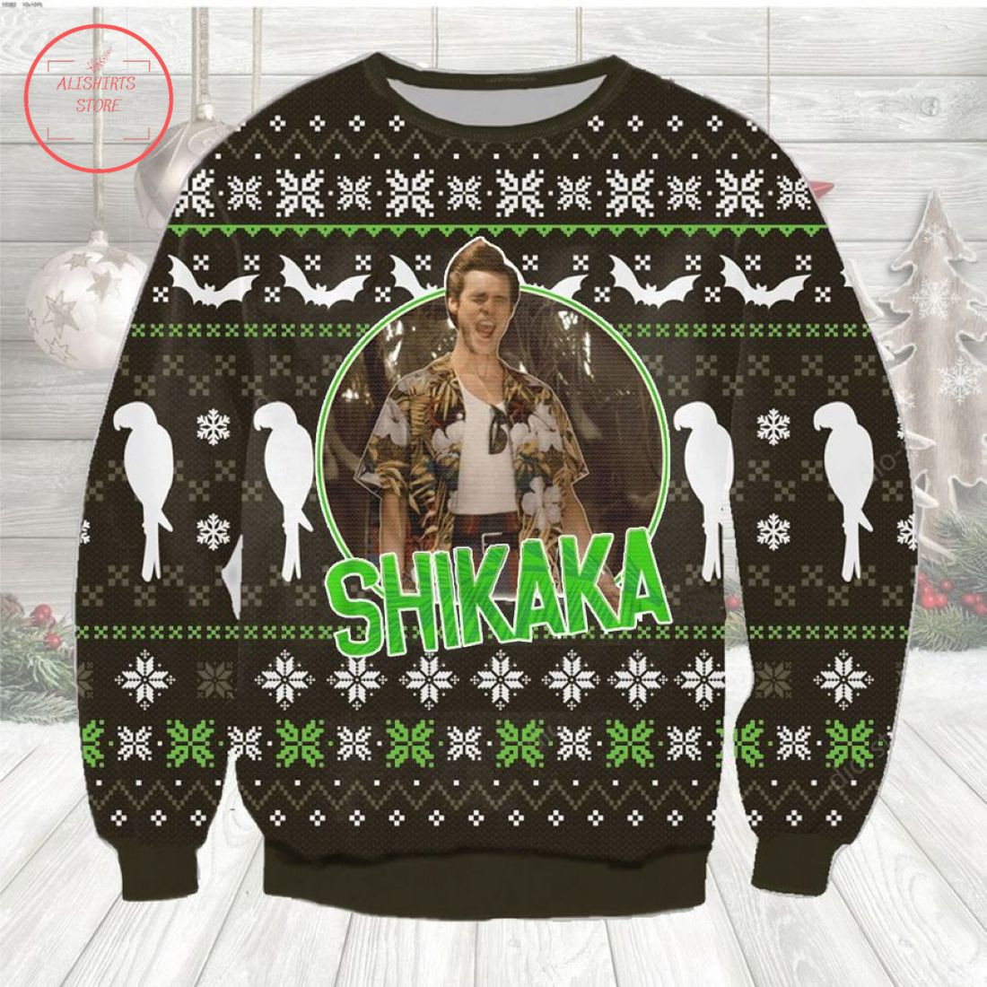 Shikaka Ace Ventura Ugly Christmas Sweater