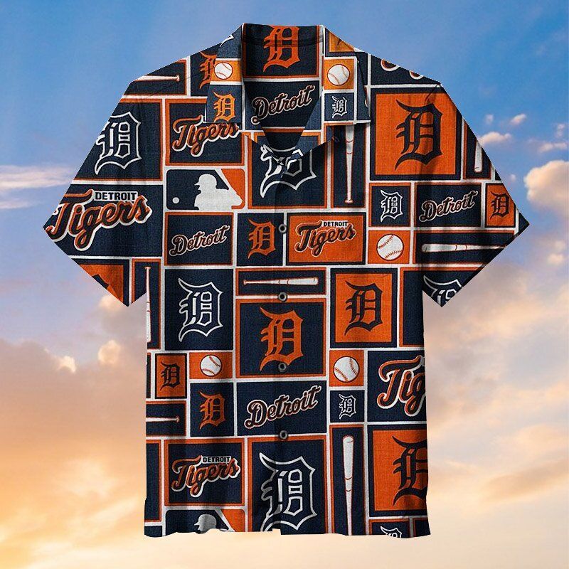 Topsportee Detroit Tigers Limited Edition Hawaiian Shirt Summer Collection Size S-5Xl