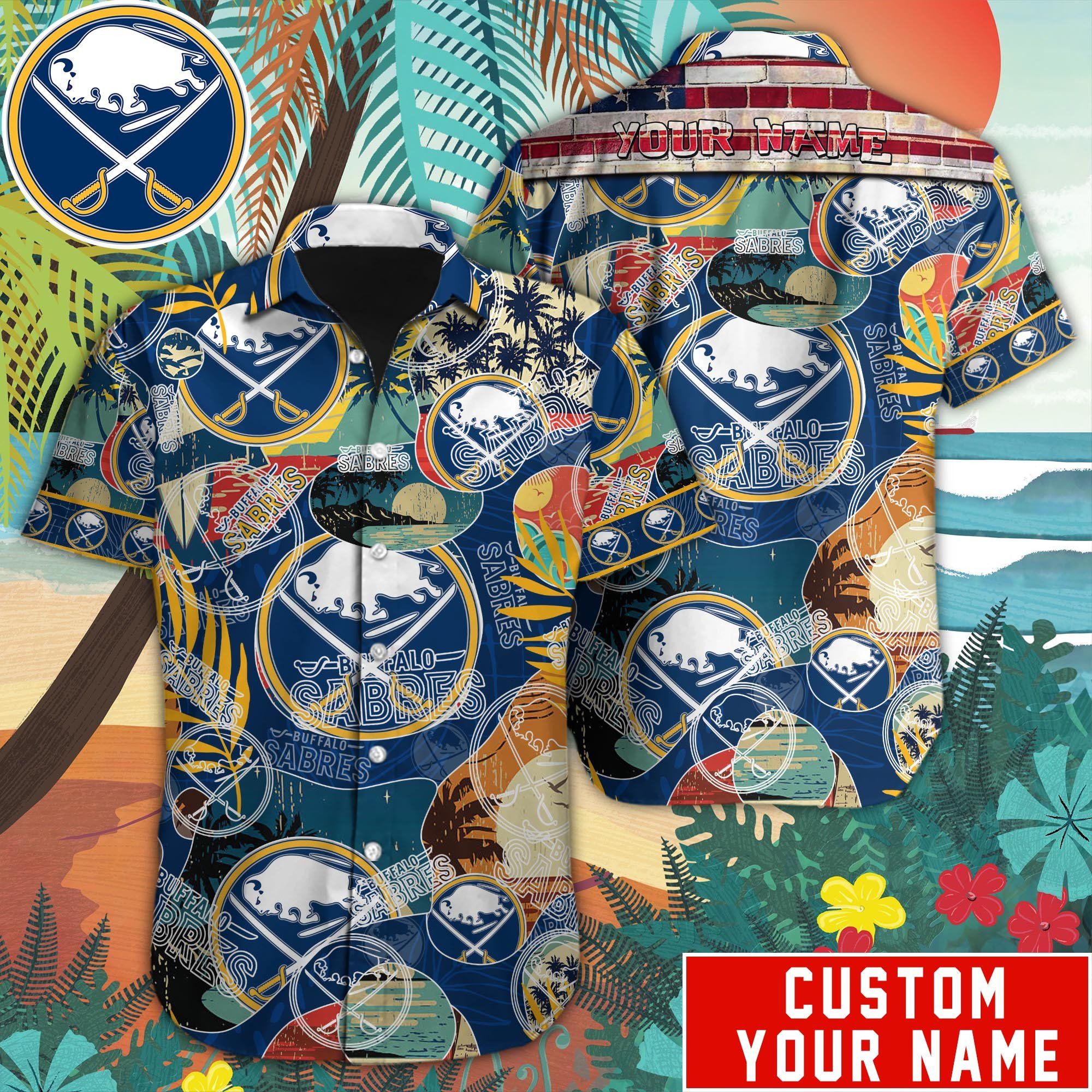 Buffalo Sabres Tropical Custom Beach Ensemble