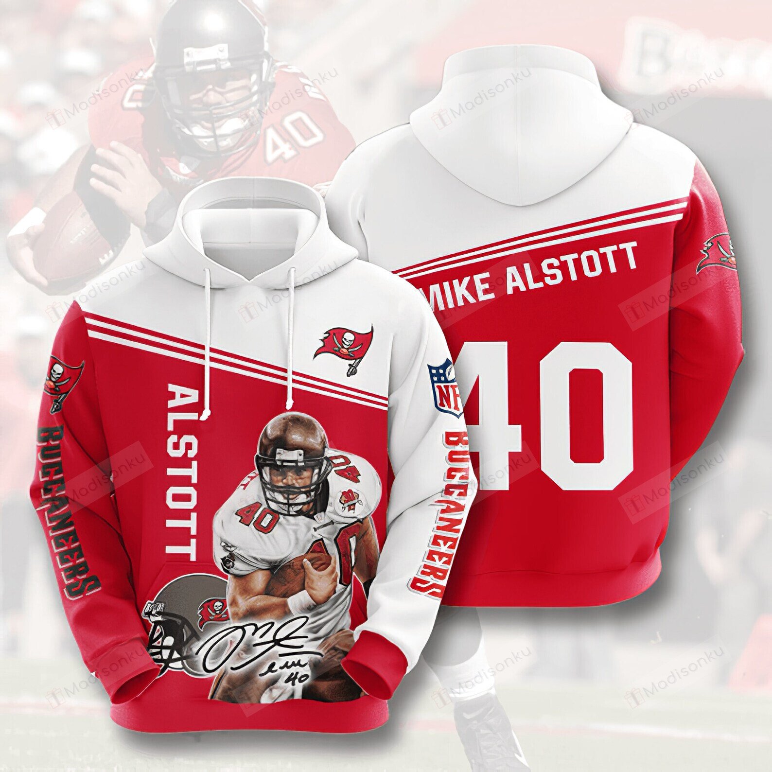 Tampa Bay Buccaneers 3D All Over Printed Hoodie