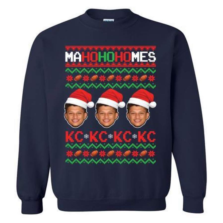 Patrick Mahomes Ma Ho Ho Homes Christmas Sweatshirt T-Shirt