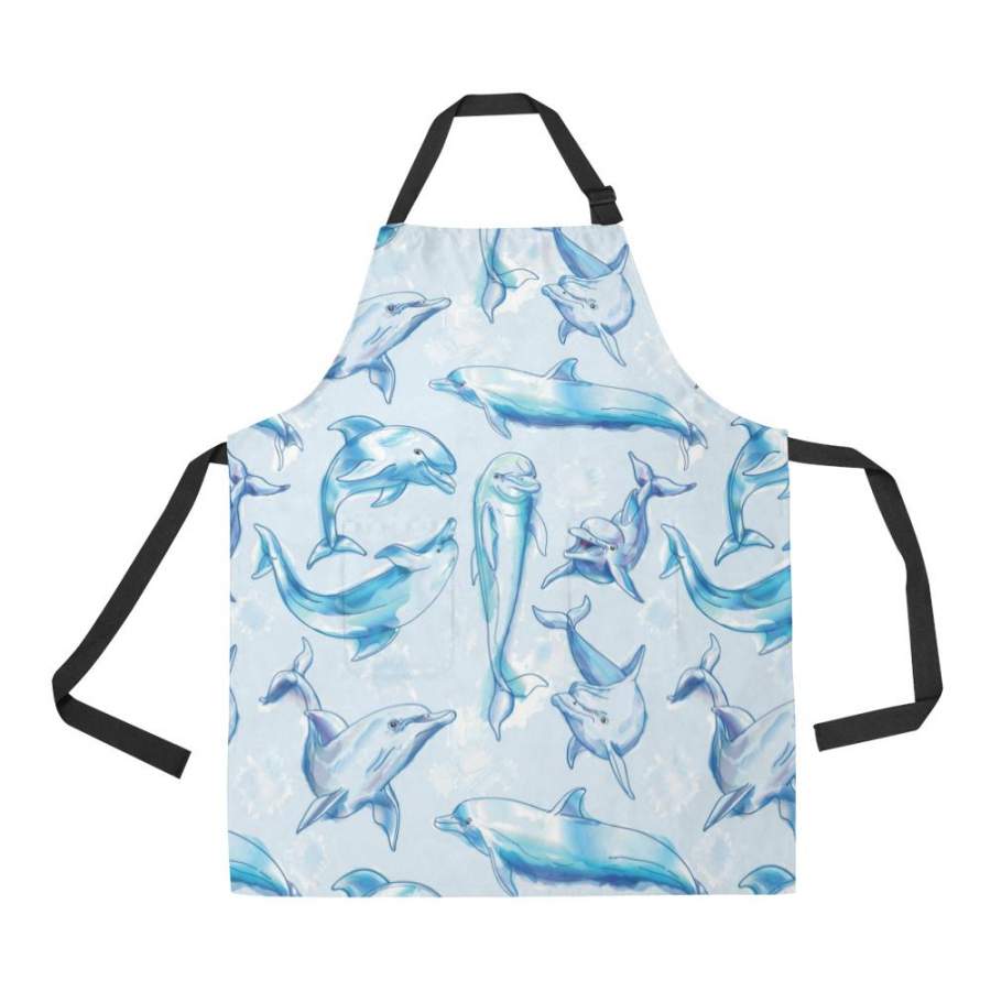 Dolphin All Over Print Apron