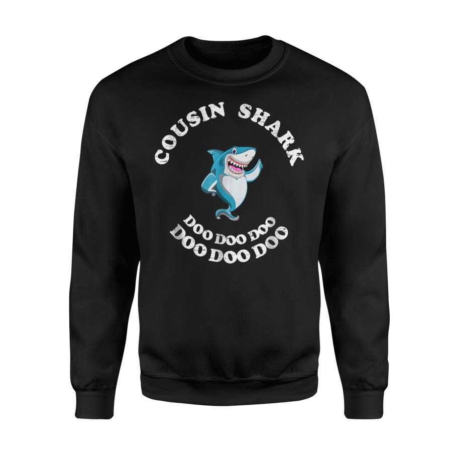 Cousin Shark Doo Doo Doo Vintage Perfect Gift Sweatshirt