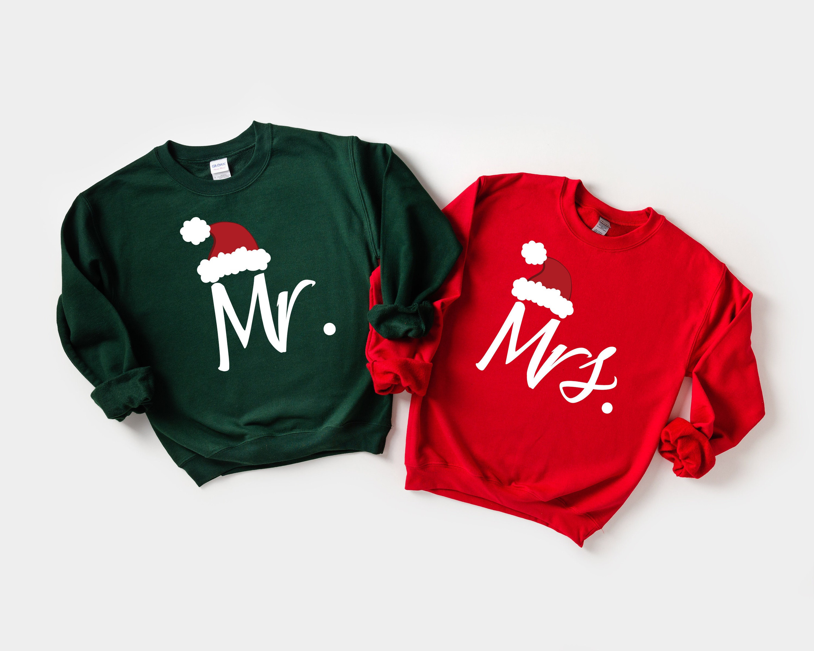 Couple Shirts Merry Christmas Funny Mr And Mrs Matching Couple, Valentine Gifts, Christmas Gift Graphic Unisex T Shirt, Sweatshirt, Hoodie Size S – 5Xl