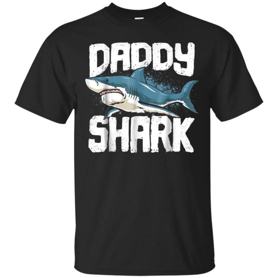 AGR Mens Daddy Shark Fathers Day Family Matching Gift Tshirt Jaq T-shirt