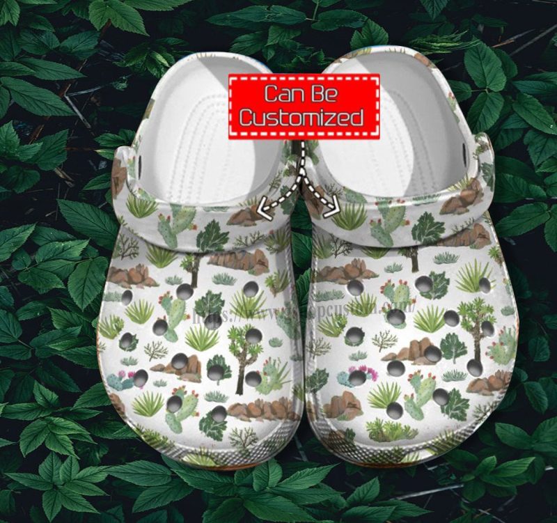 Cactus Garden Tree Shoes For Men Women – Garden Worker Shoes Croc Clogs Customize