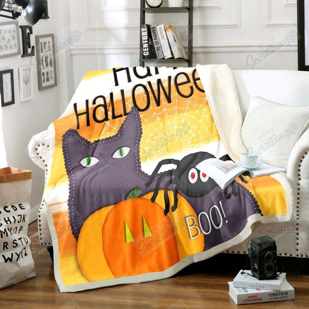 Boo Halloween Gs-Cl-Kc1707 Fleece Blanket