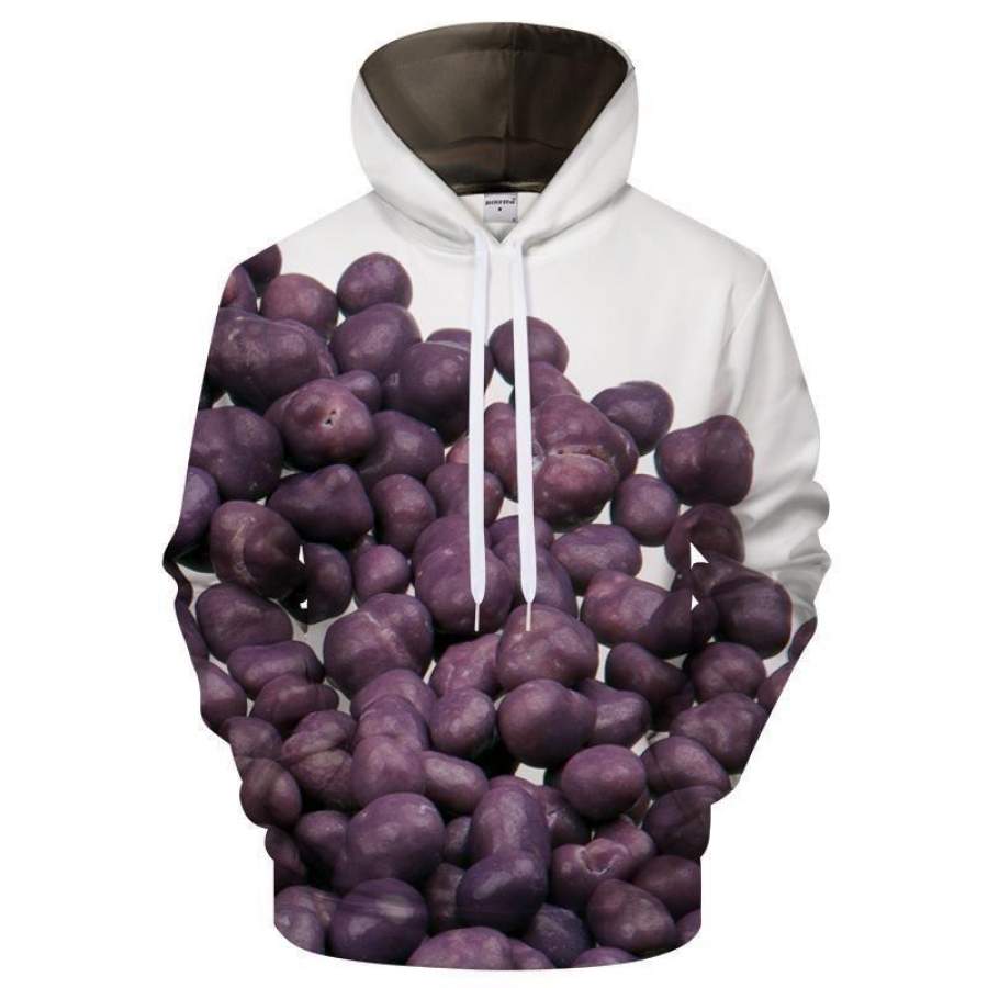 Purple Candy Hoodie Unisex 3D All Over Print