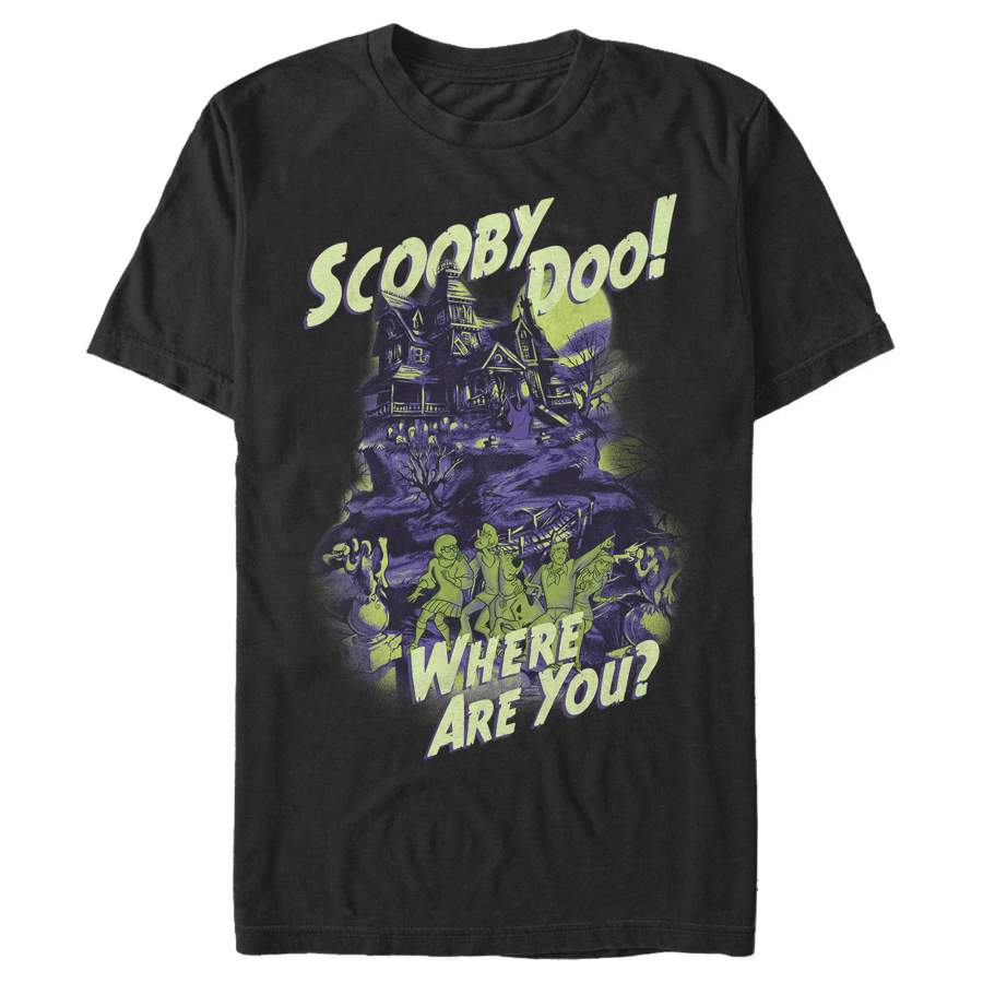 Scooby Doo Men’s Haunted House  T Shirt