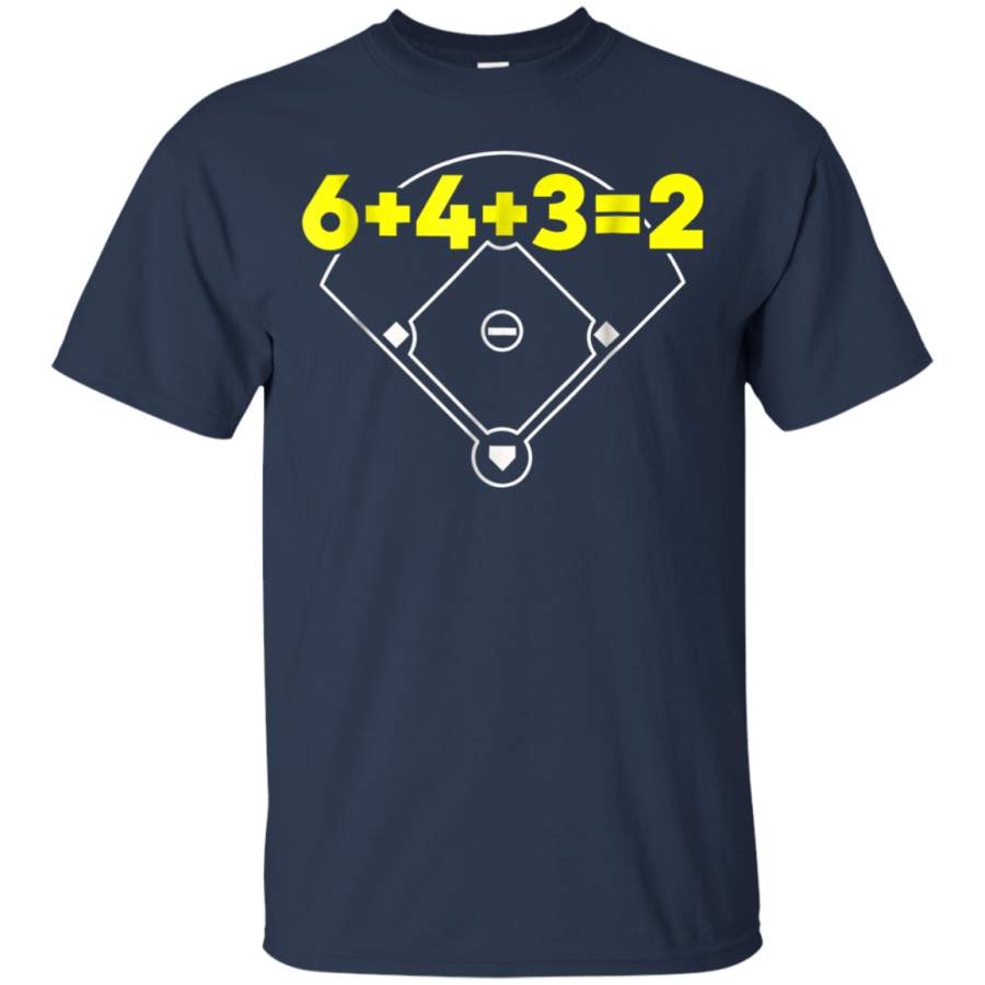 AGR 6432 Baseball Shirt Double Play Numbers Field (Dark)