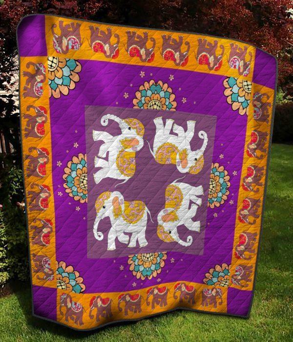 For Fun Elephant Quilt Blanket Ver 2 – Quilt