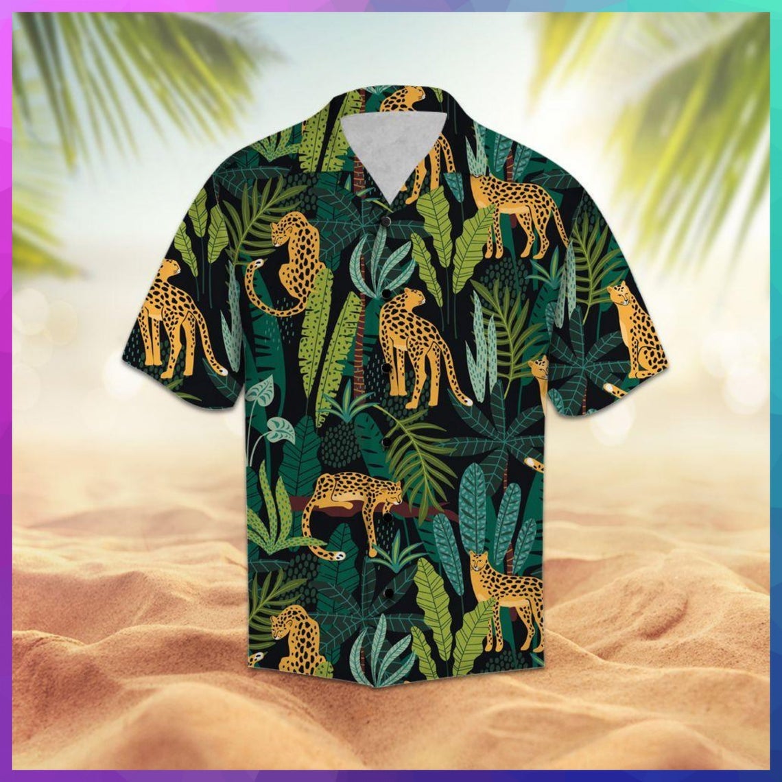 Amazing Leopard Hawaiian Shirt Made In Hawaii, Summer Shirt, Beach Shirts