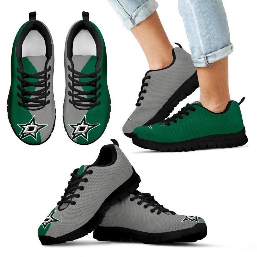 Two Colors Trending Lovely Dallas Stars Sneakers #476