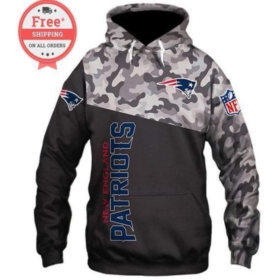 New England Patriots Sweatshirts Print Unisex Hoodie Unisex 3D All Over Print