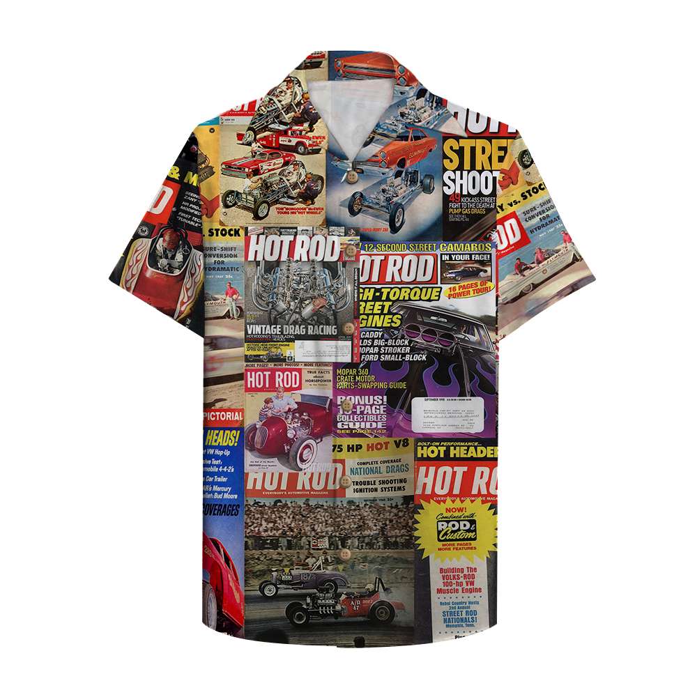 Hot Rod Magazine Hawaiian Shirt Ha103188