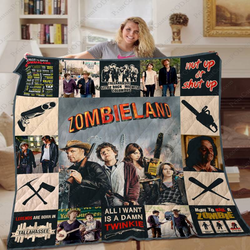 [TA] – Zombieland Quilt Blanket Ver1