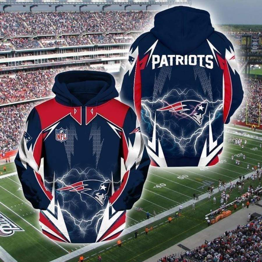 New England Patriots Hoodie Unisex 3D All Over Print