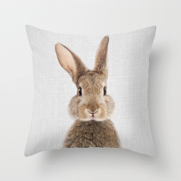 Rabbit – Colorful Throw Pillow