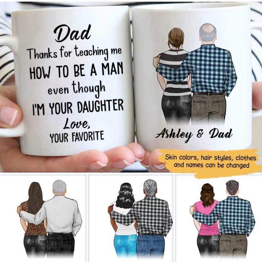 Thank You Dad Funny Personalized Mug