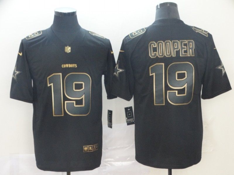 Amari Cooper #19 Dallas Cowboys NFL Explosion Legendary Gold Black Jersey