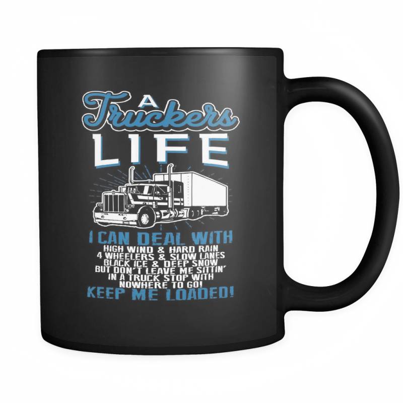 A Trucker's Life - Luxury Mug