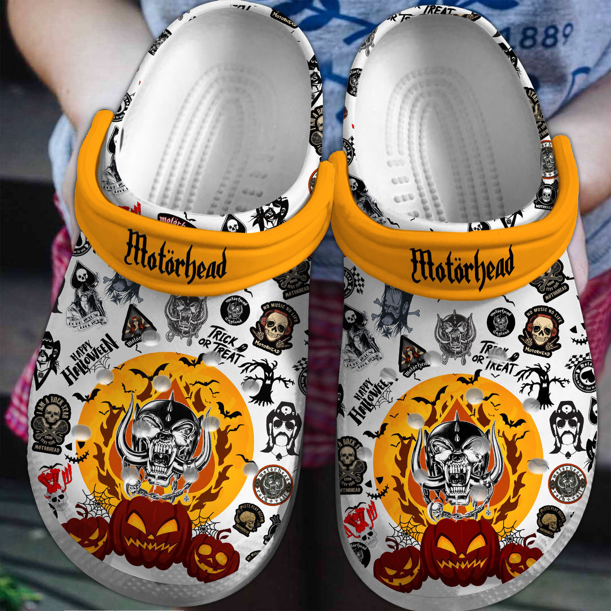 Motorhead Crocss Clogs For Men Women And Kid Fvhi37Xe