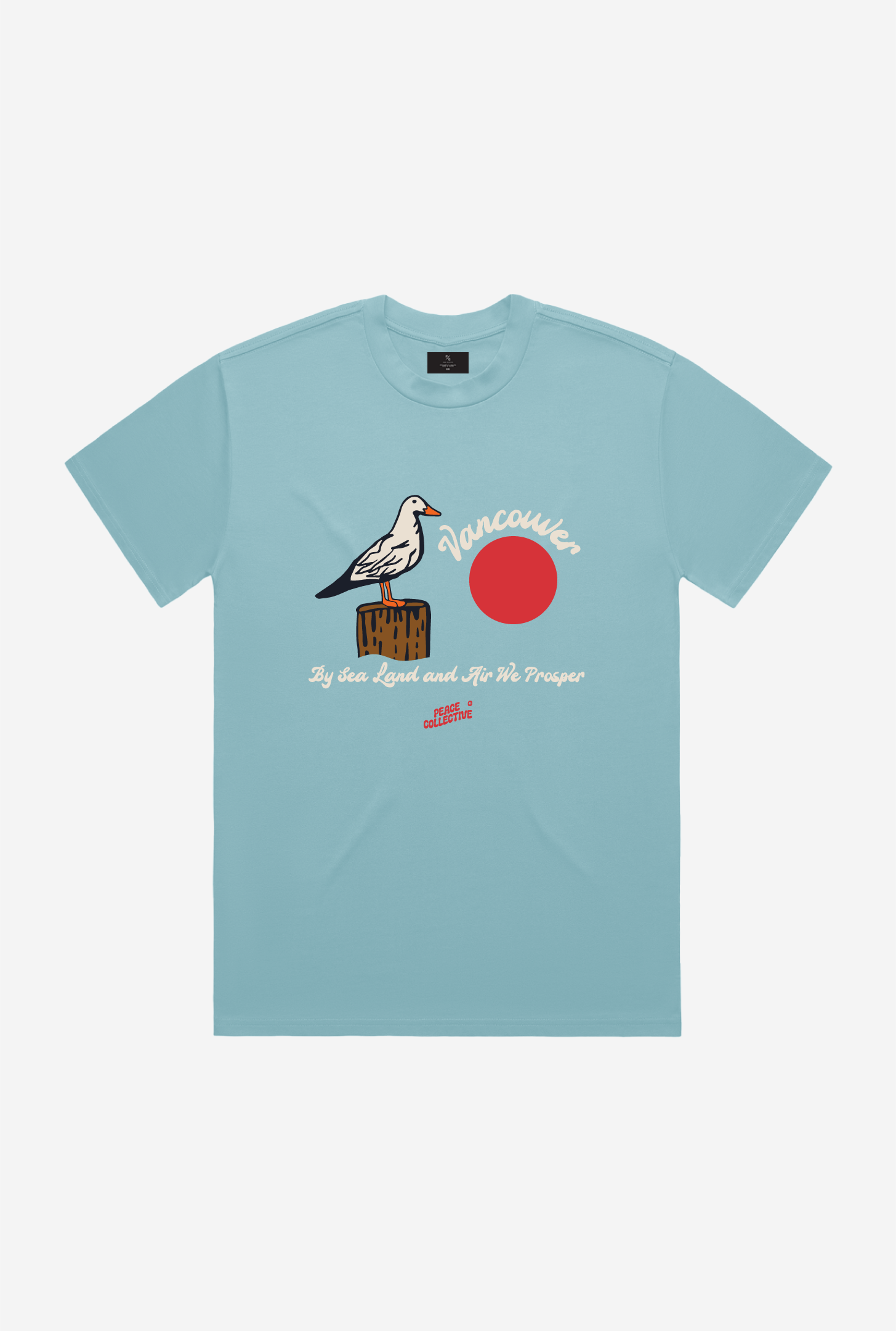 Vancouver Seagull T-Shirt – Blue