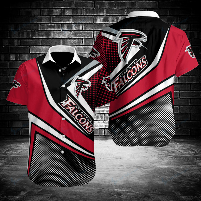 Atlanta Falcons Button Shirt Bg715