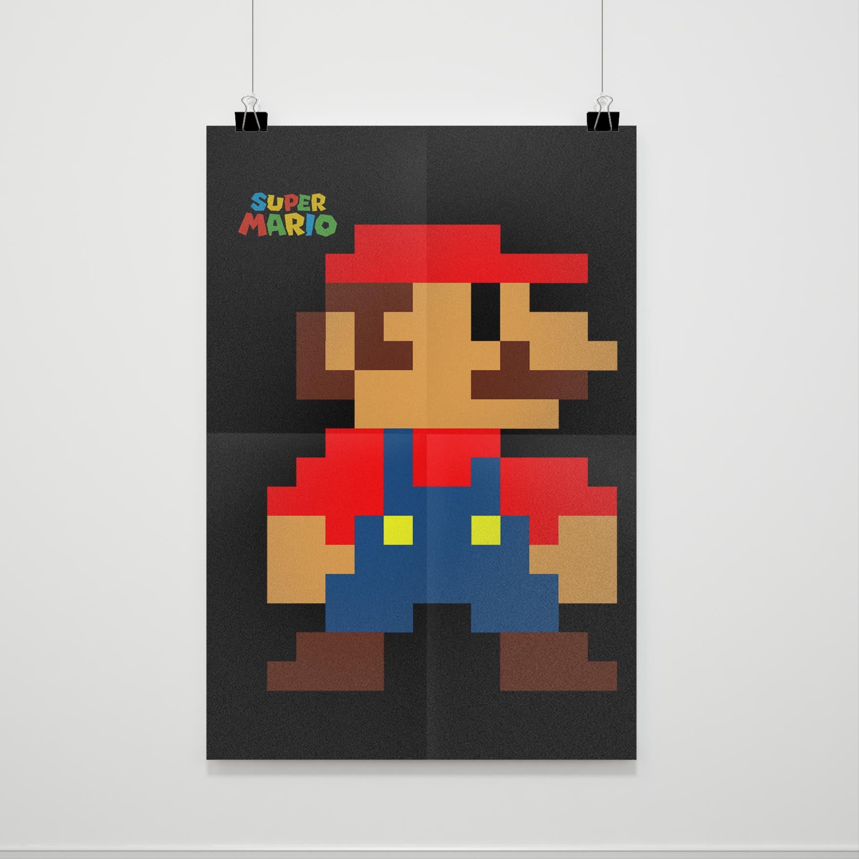 Super Mario Retro Poster - Poster Art Design