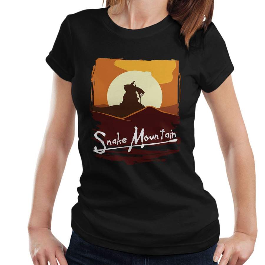 Apocalyse Now Snake Mountain He Man Masters Of The Universe Women’s T-Shirt