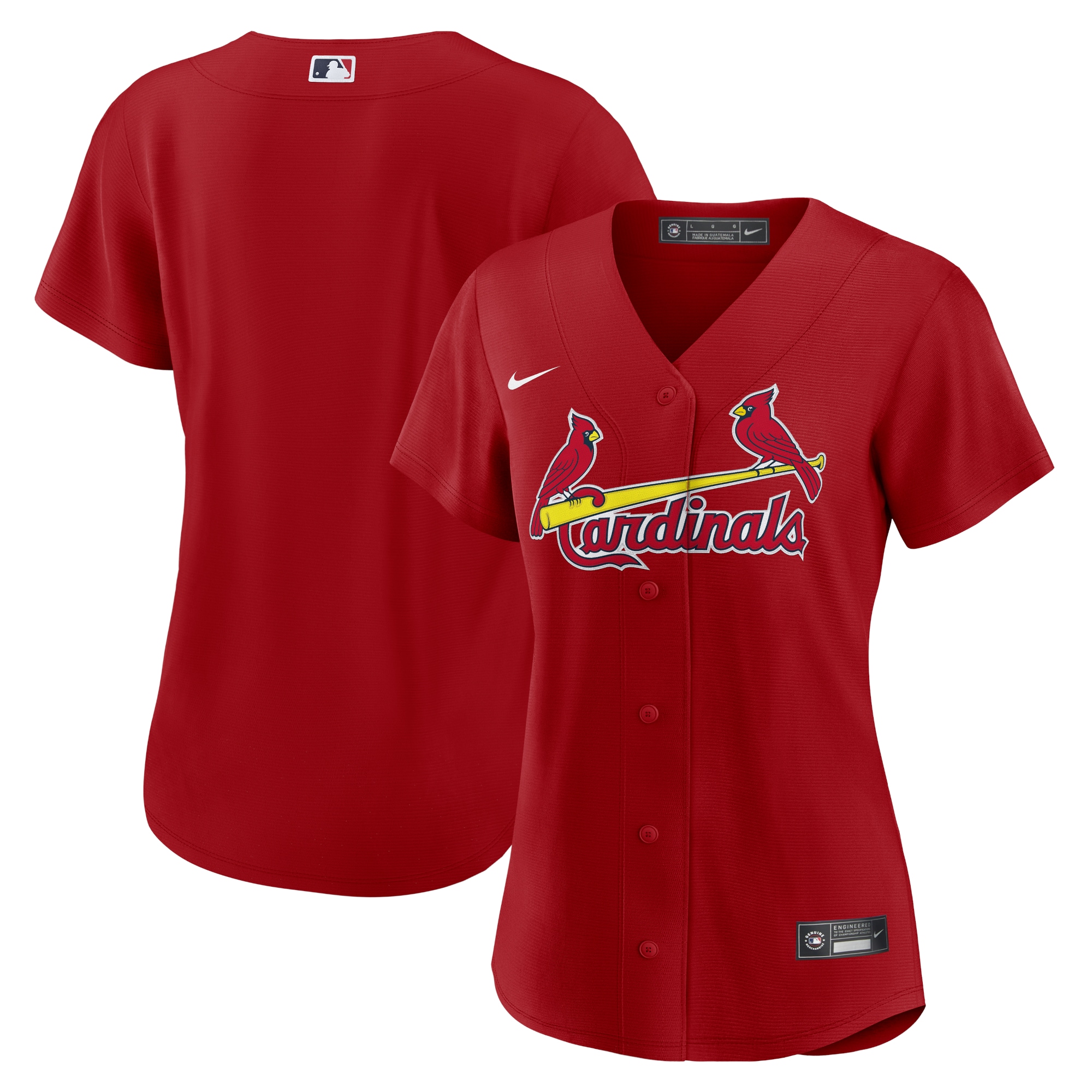 St. Louis Cardinals Women's Alternate Replica Team Jersey – Red