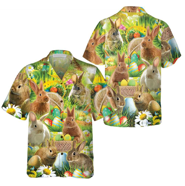 Easter Bunnies Hawaiian Shirt Ha13231