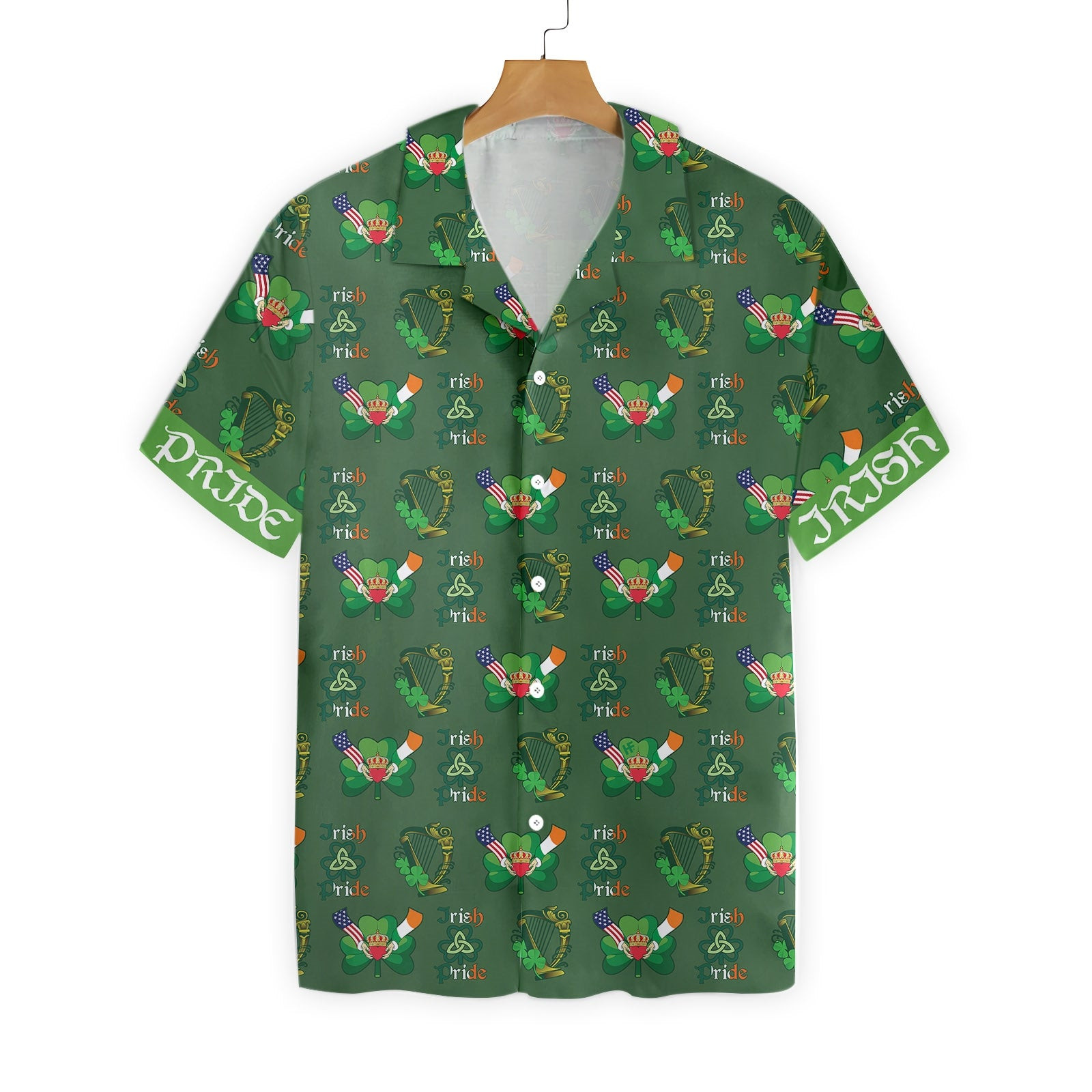 Irish Pride St Day Hawaii Button Up Shirt For Men Ha74860