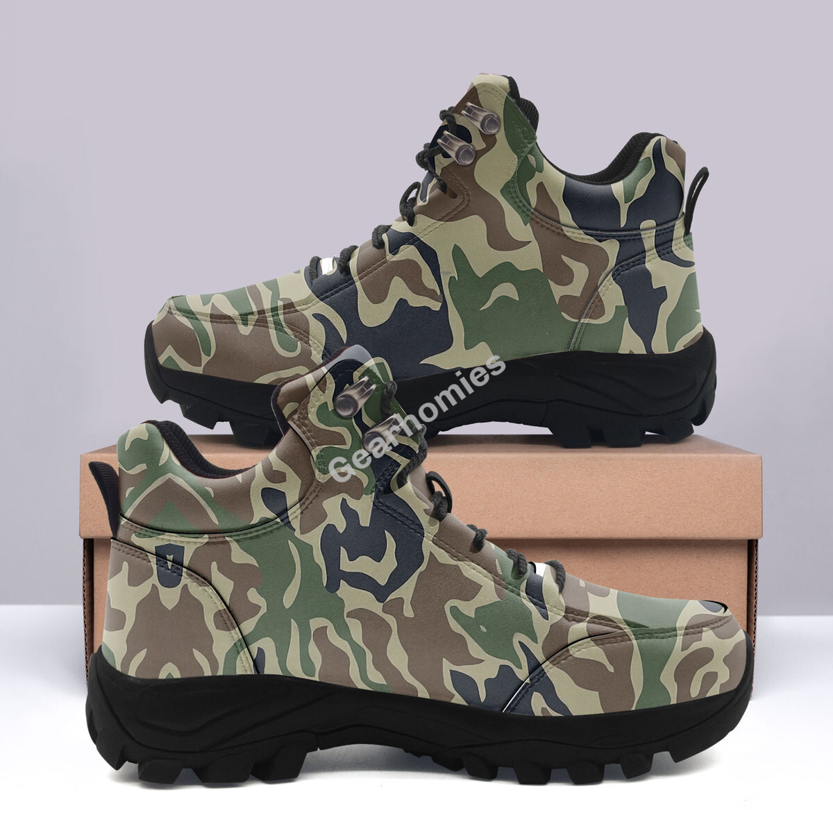 Aliens Uscm Colonial Marines Camo Hiking Shoes