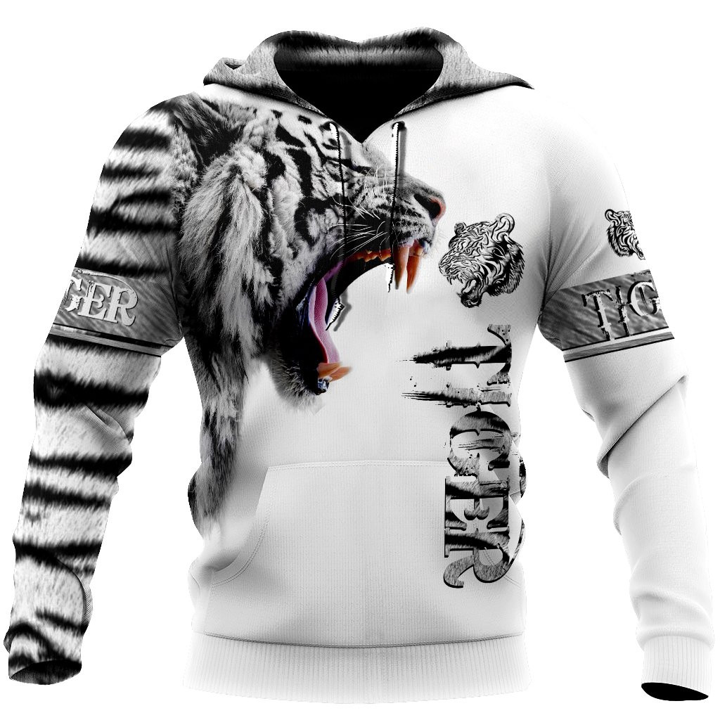 White Tiger Skin 3D All Over Printed Shirts For Men And Women Mh2108202