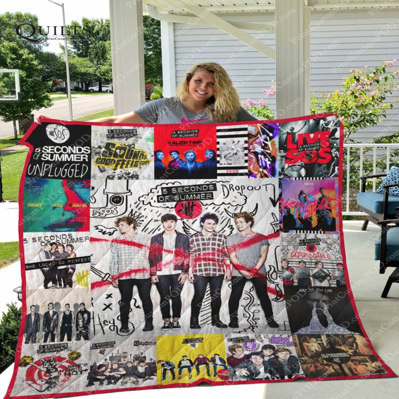 5 Seconds of Summer Albums Quilt Blanket For Fans Ver 17