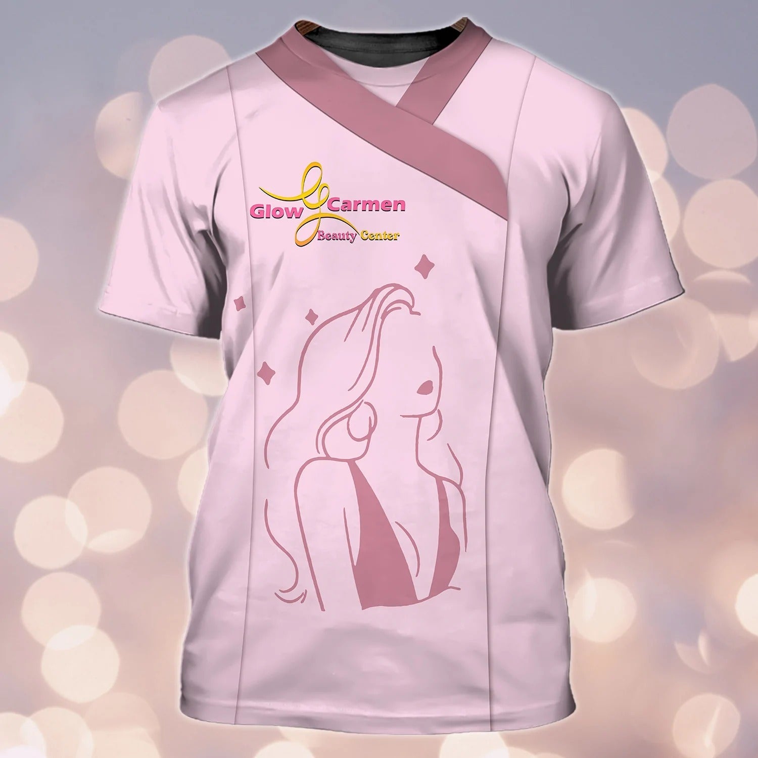 Glow Carmen Beauty Center 3D Tshirt Tad, Beauty Center Shirts