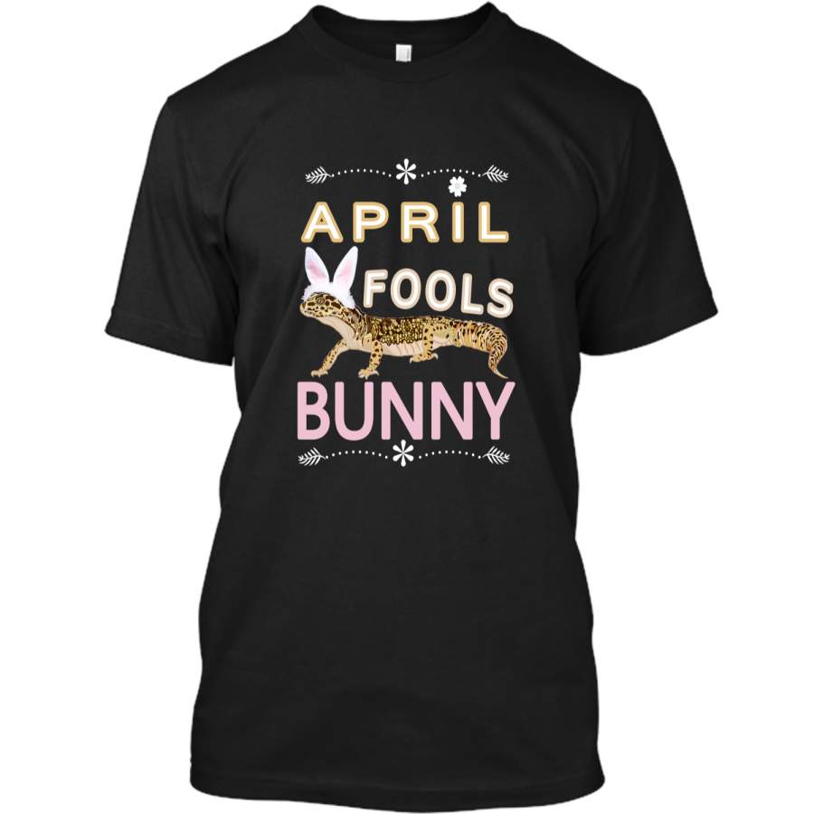 April Fools Easter Bunny Gecko Shirt-Women And Girls Gifts Custom Ultra Cotton