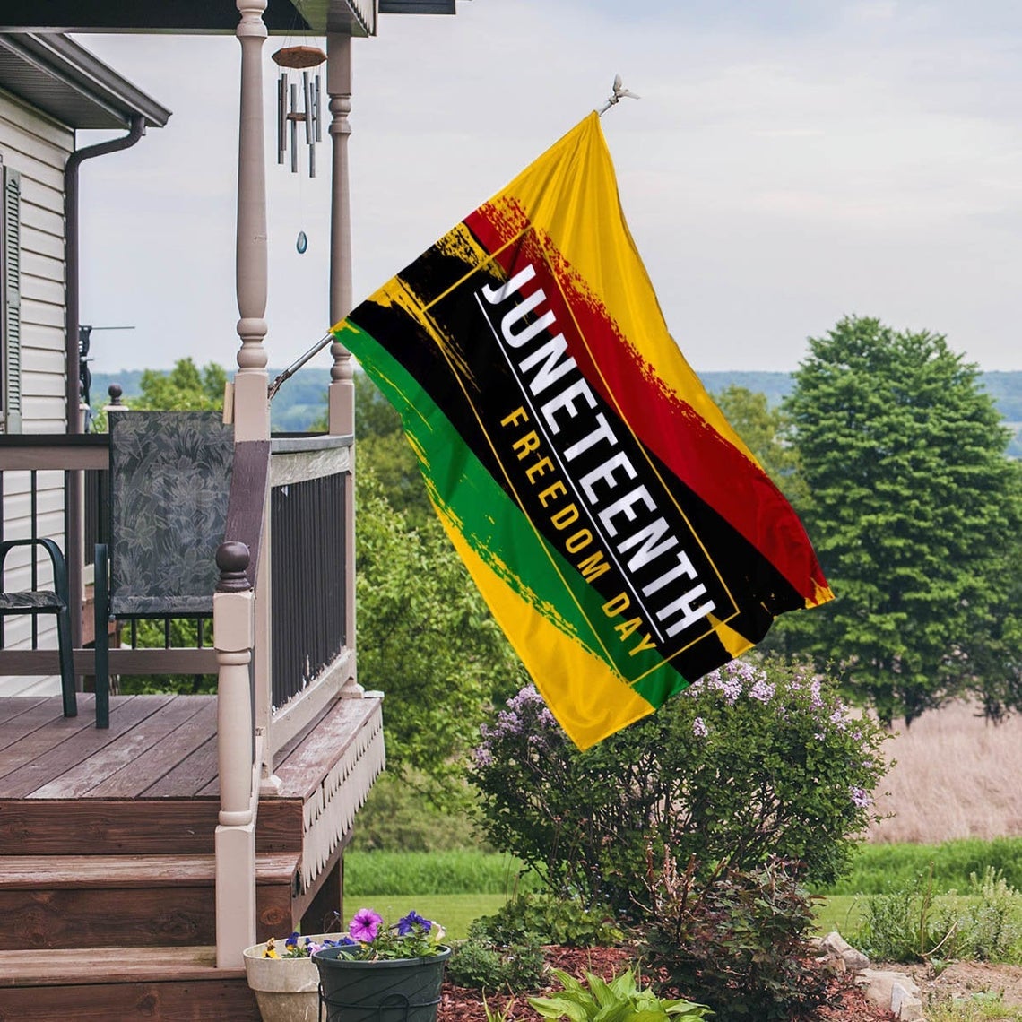 Juneteenth African Flag, Black Lives Matter Flag, Black Freedom Flag, Juneteenth Flag, African American Civil Rights Lawn Yard Decor