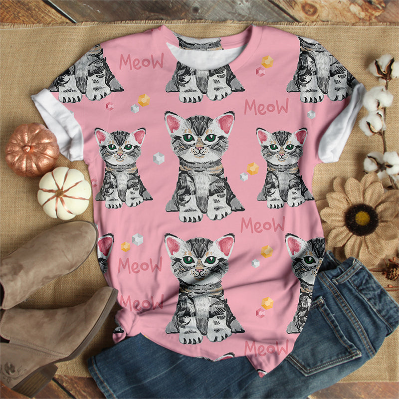 Cute Kitten Meow T-Shirt