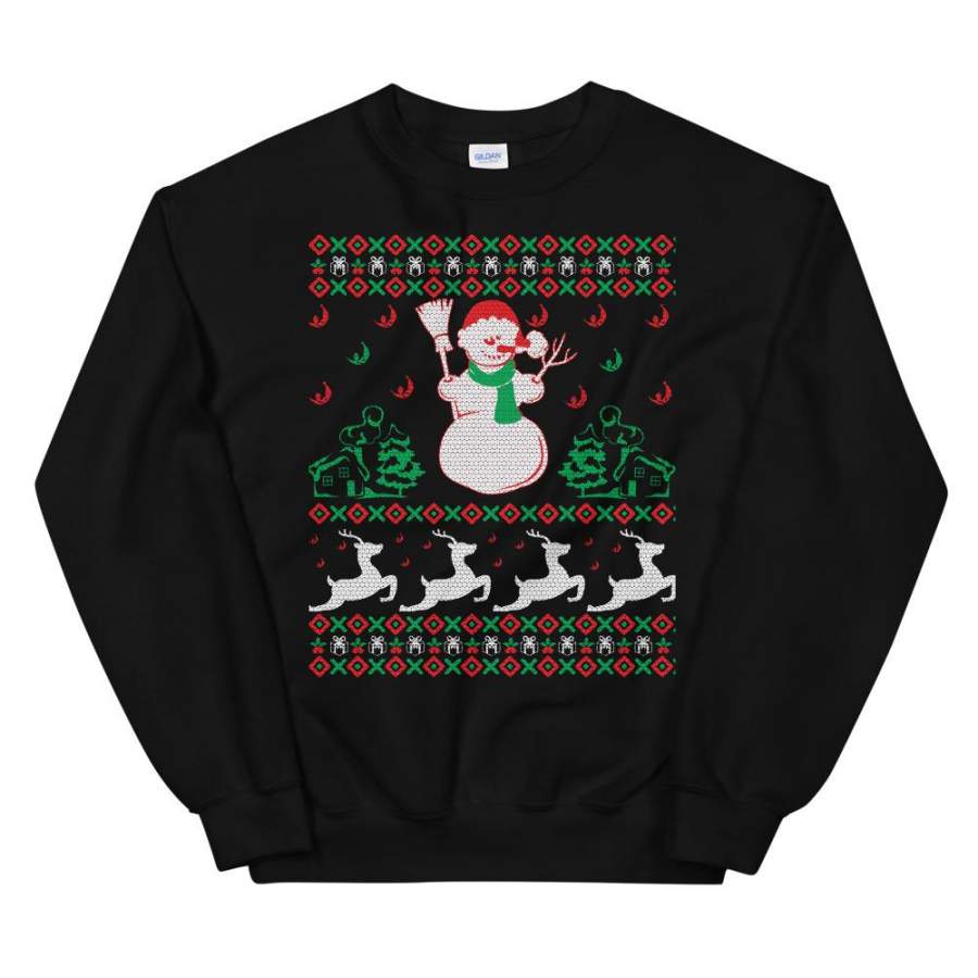 Snowman Ugly Sweater Party Unisex Sweatshirt