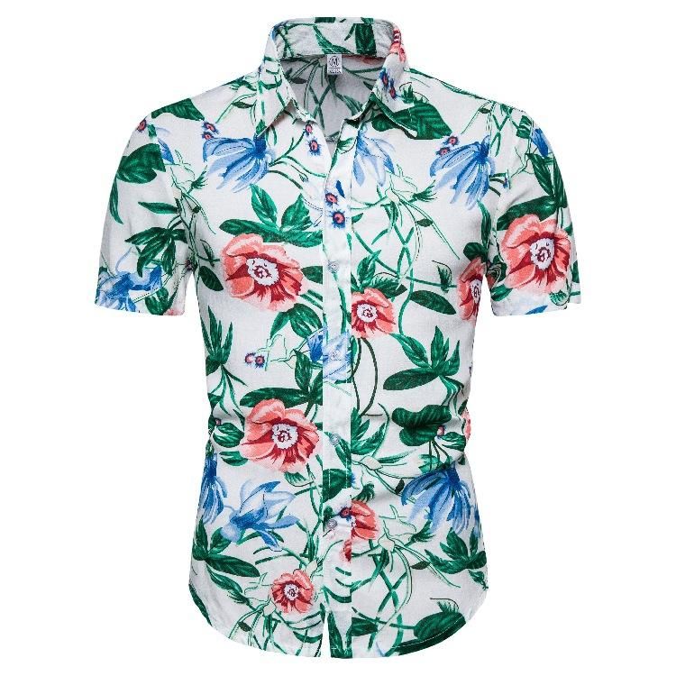 Hawaii Floral Shirt Series Lapel Shirts Ha2167