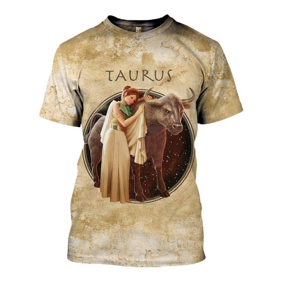 3D ALL OVER PRINTED TAURUS ZODIAC T SHIRT HOODIE NTH150848