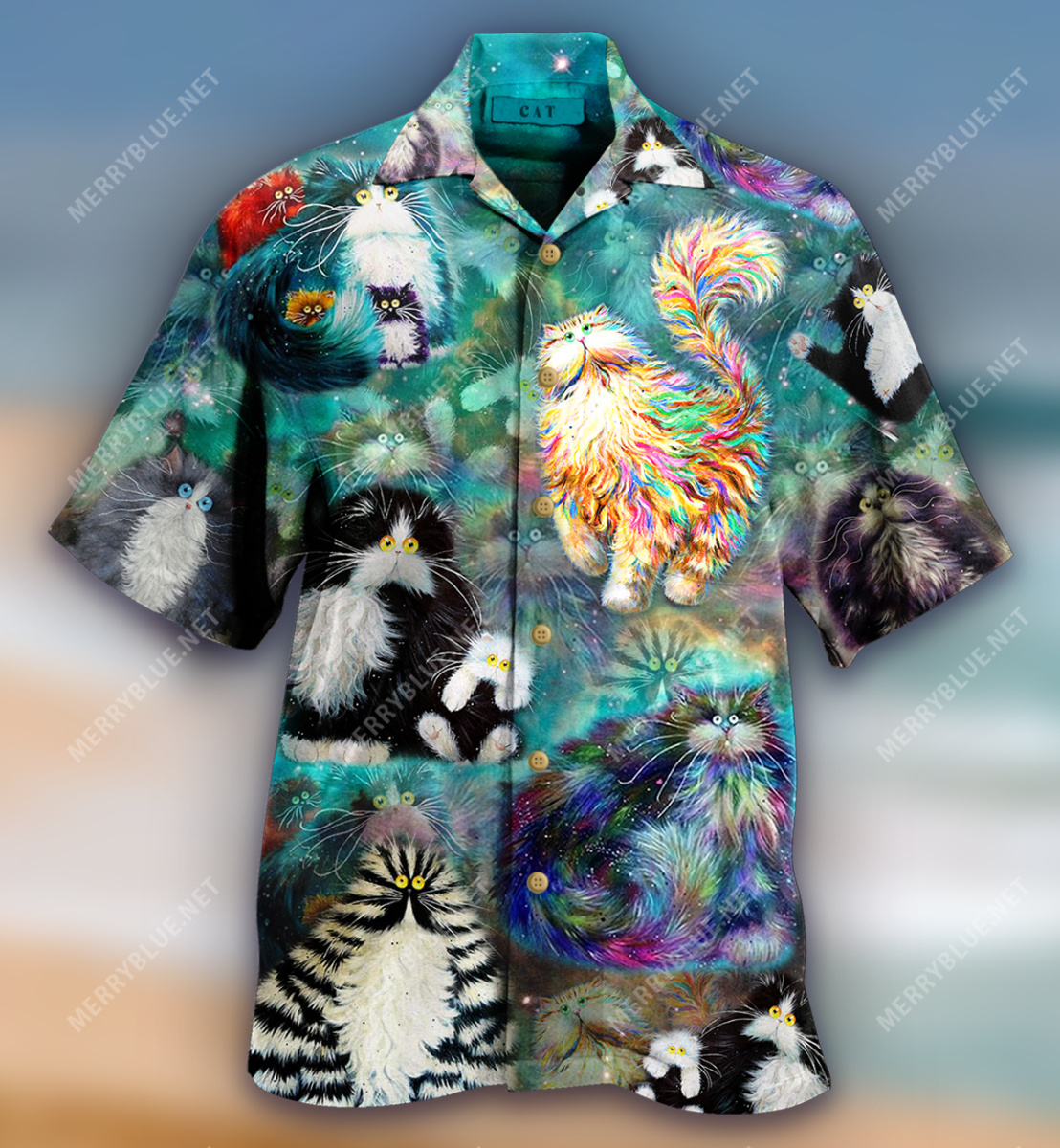 Amazing Furball Cat Unisex Hawaiian Shirt