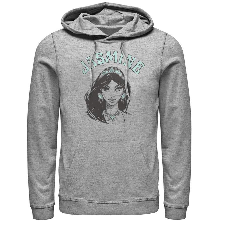 Aladdin Men’s Jasmine Sketch Lightweight Hoodie