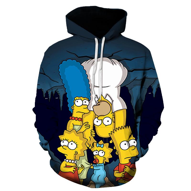 The Simpsons Sweatshirt Hoodies V16 3D T-Shirt